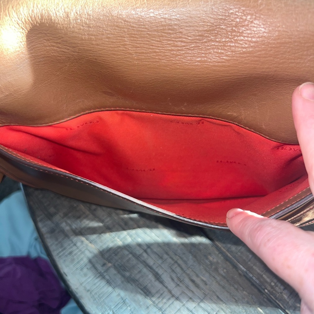 Coach Limited Edition Glovetanned Leather Crossbody Saddle Bag l, excellent!! - Picture 6 of 13